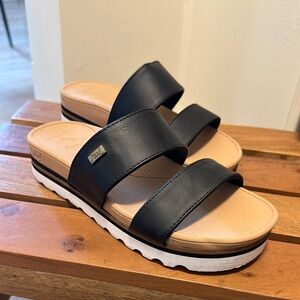 Black Women's Slide Sandals